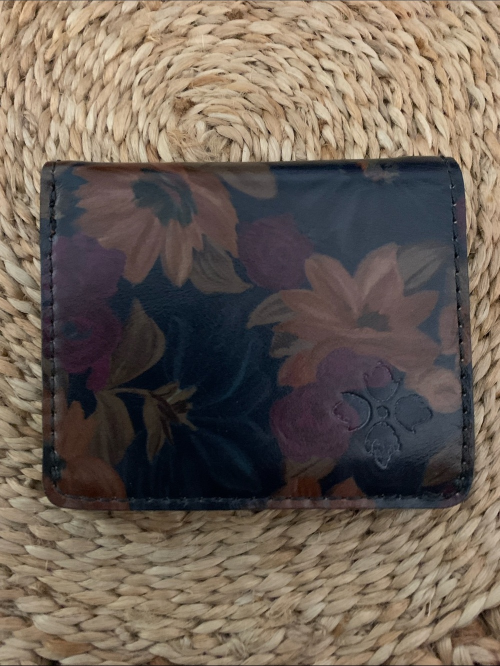Patricia Nash Peruvial Painting Floral pencil wristlet clutch & RFID wallet - Picture 3 of 10
